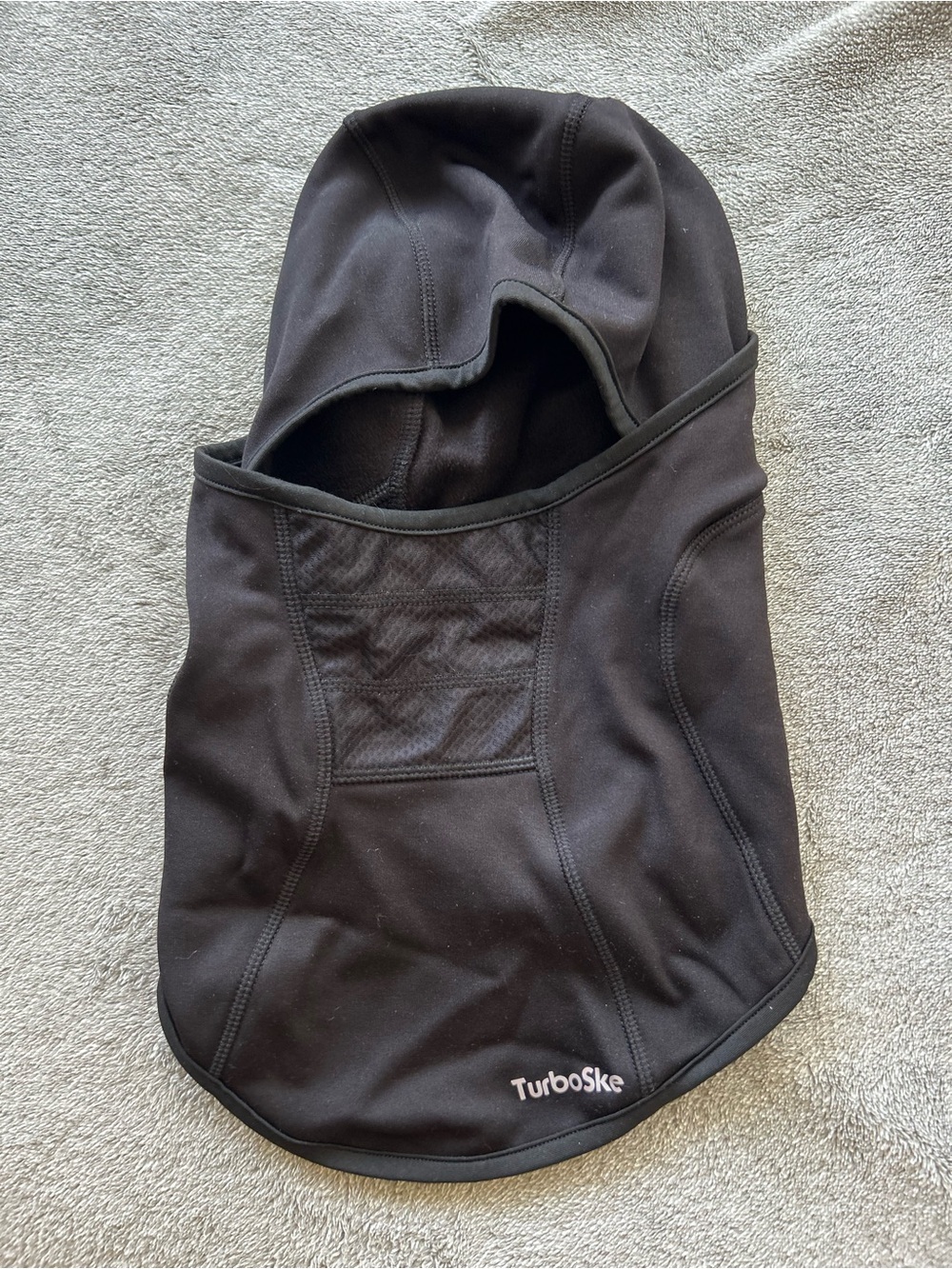 TurboSke Black Fleece-lined Balaclava